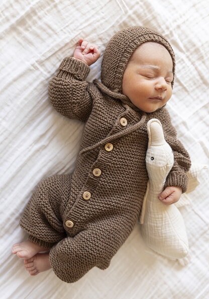 k-0012-03a "Knøtteliten" dress og kyse