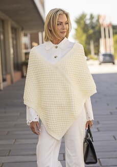 k-0014-04 "Snow" poncho