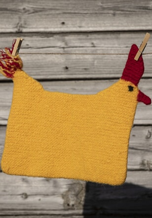 1907-4 "påskehøne"-sitteunderlag