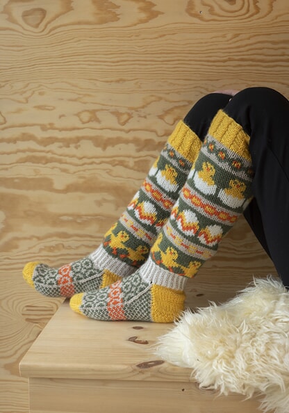 k-2310-26 "Påskelykke"-sokken