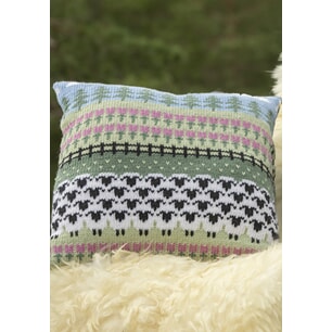 k-2427-17a "Flokken på ferie"-pute