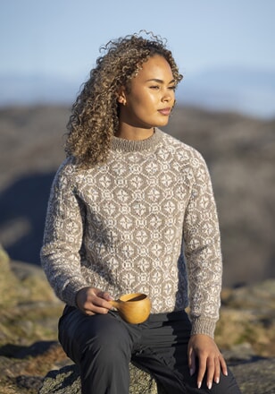 k-2524-07b "Solglød" genser