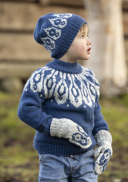 k-2604-01d "Vindel" genser m tilbehør