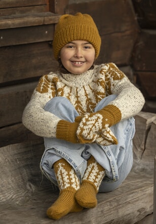 k-2604-03b "Lumen" genser m tilbehør