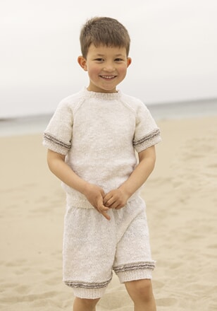 k-2614-04b "Havre" T-skjorte og shorts