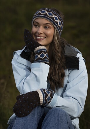 k-2623-10 "Kara" pannebånd og votter
