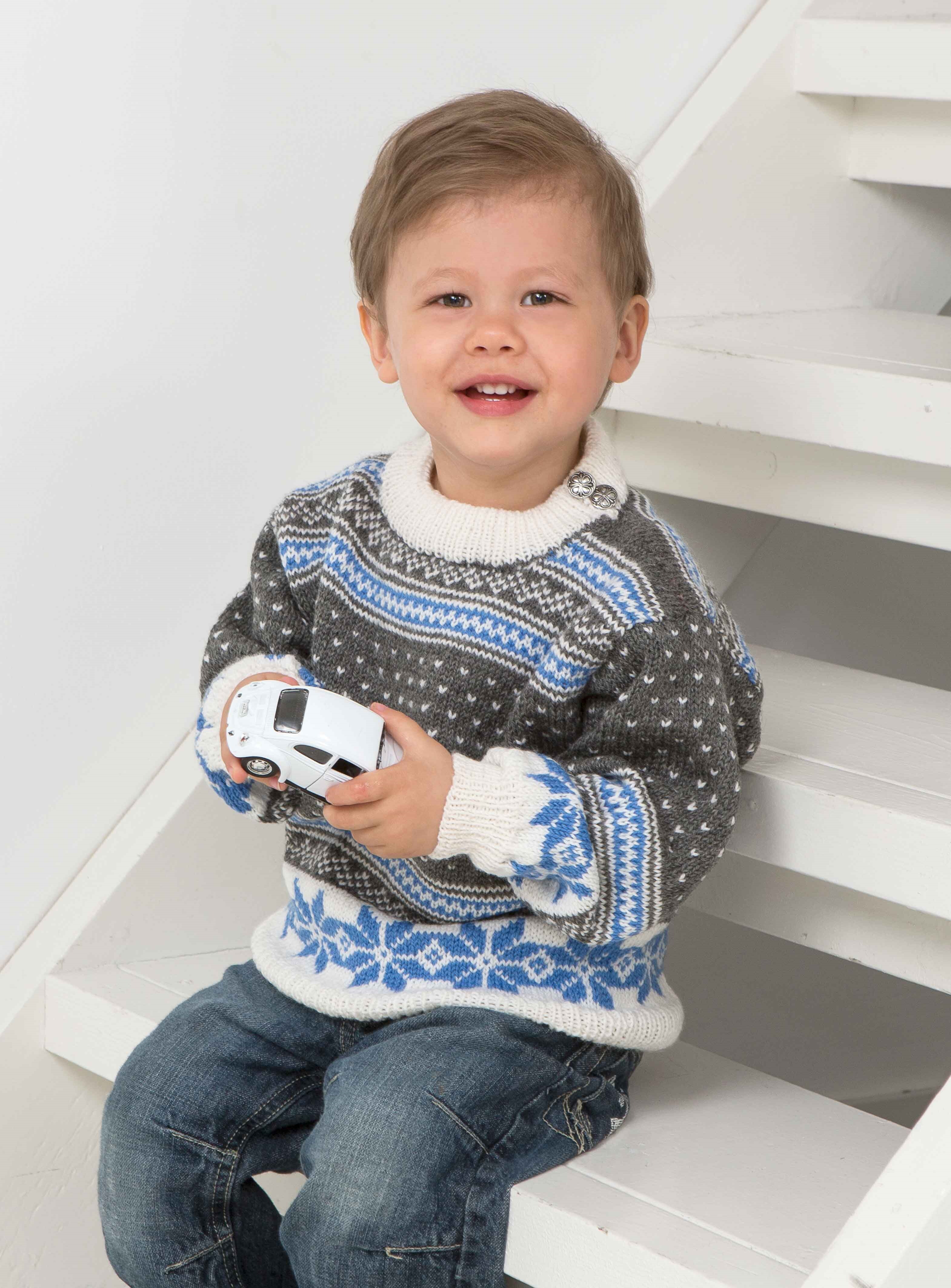 Baby Genser Med Raglan Ermer