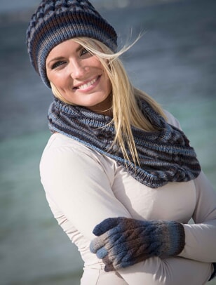 Hals, lue og hansker