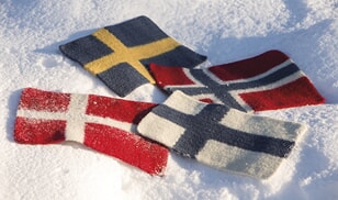 1401-4 Sitteunderlag Flagg