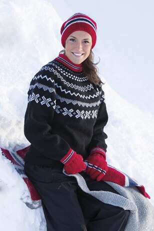 1401-7 Genser, lue og vanter