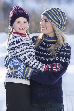 1401-12og13 Gensere, luer og votter