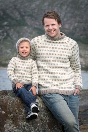 1411-11 Genser barn - herre