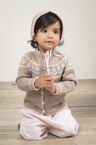 1509-14 "Rosa Lill" Jakke og lue