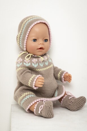 1509-15 "Rosa Lill" Dukkeklær