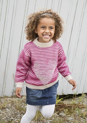 1515-2 Tryllestrikk - Genser med hjerte