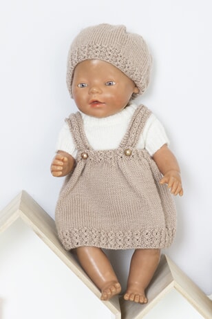 1610-4 "Pia" Skjørt og genser - BabyBorn