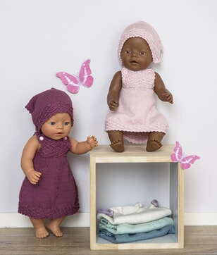 1610-5 "Sara" Kjole - BabyBorn