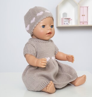 1610-7 "Hanna" Kjole - BabyBorn