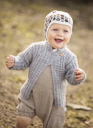 1617-8 Tjorven jakke i struktur