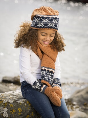 1710-9 Fryd, lue ,votter og skjerf