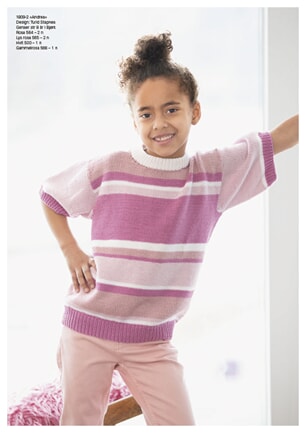 1809-2 Andrea genser i rosa