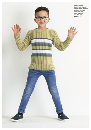 1809-12 Tobias genser i  grønn