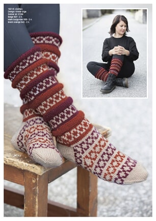 1821-6 "gomp"-sokken