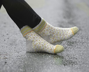 1821-11 "kamfer"-sokken