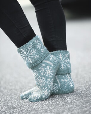 1821-14 "Snøfnugg"-sokken