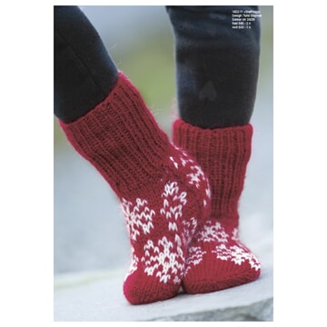 1822-11 "Snøfnugg"-sokken