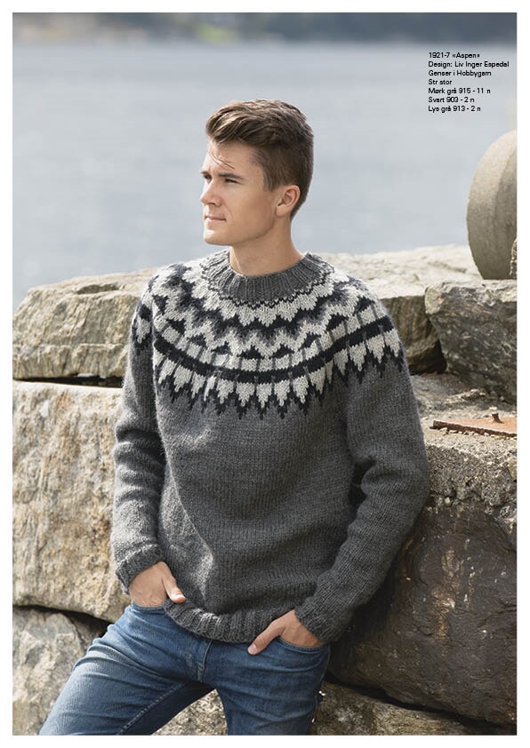 1921 11 Teak genser Viking of Norway 1921 11 Teak genser | Alpaca Storm oppskrift | Viking Garn