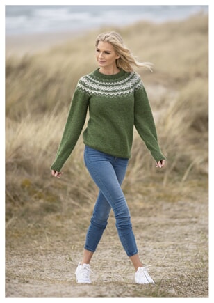 2013-1b "Rakel"-genser (Grønn)