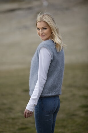 2013-6b "Clara"-pullover ( Blå)
