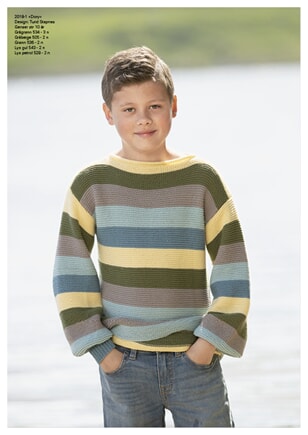 2018-1b "Dory"- Genser (Blå/Grønn)