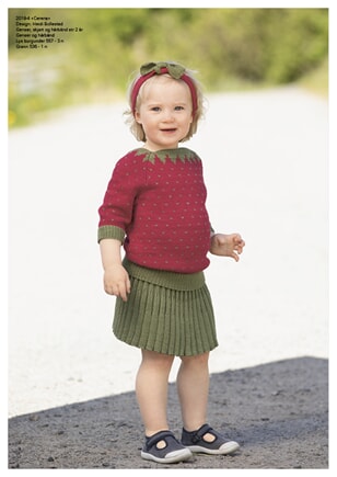 2018-4 "Cerena"- Genser, skjørt og hårbånd