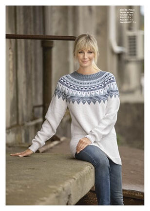 2024-4b "Pibbar"-genser, hvit