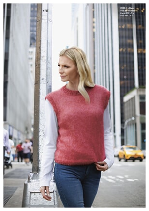 2025-1l "Clara"-vest Korall