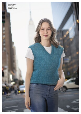 2025-2b "Clara"-vest Turkis