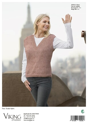 2025-2d "Clara"-vest Brunrosa