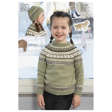 2110-10 "Jungel"-genser og lue