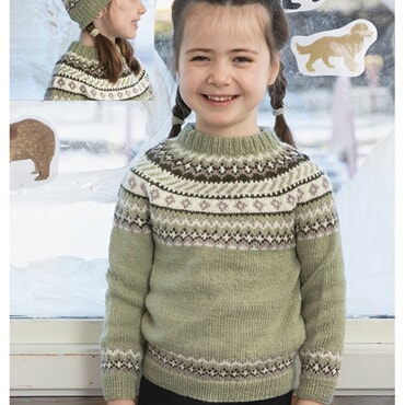 2110-10 "Jungel"-genser og lue