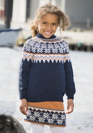 1709-12 Fryd genser barn