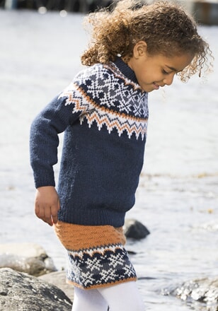 1709-12a Fryd skjørt barn