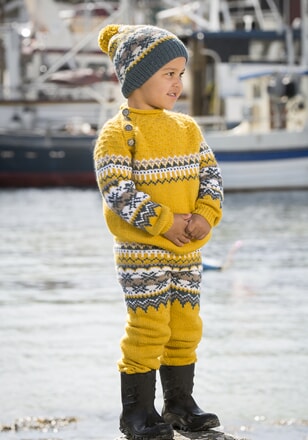 1709-9a Fryd bukse og lue barn