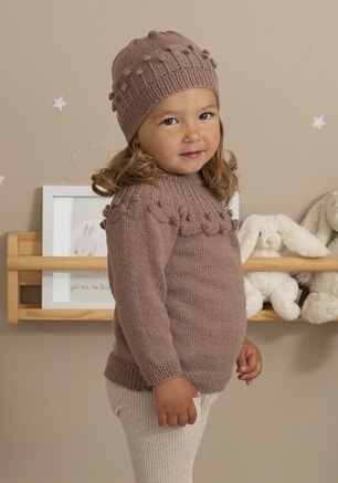 k-2235-08a "Juniper"-genser og lue