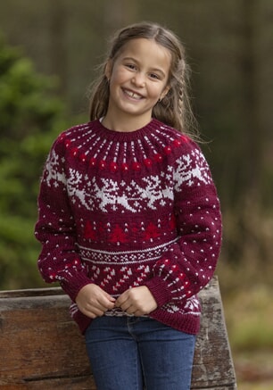 k-2238-03e "Julemysteriet"-genser (Barn)