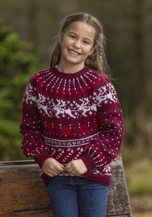 k-2238-03e "Julemysteriet"-genser (Barn)