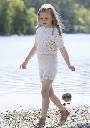 k-2325-05b "Melilla" T-skjorte og shorts