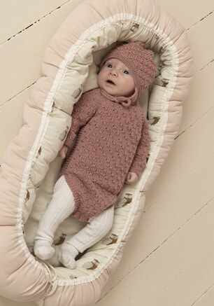 k-2326-09a "Knot"-omslagsbody og lue