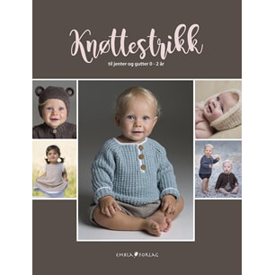 "Knøttestrikk" Bok med 50 oppskrifter